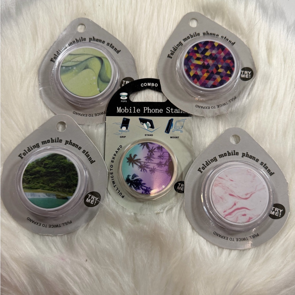 🩷5/$10 Colorful Mobile Phone Stands Set